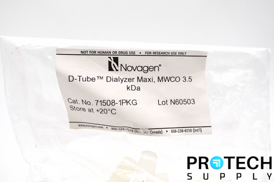 Novagen M60503 D-Tube Dialyzer Maxi NEW