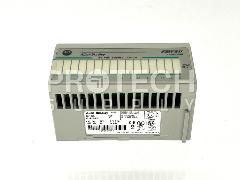 Load image into Gallery viewer, Allen-Bradley 1794-OB16 Flex I/O Digital Output Module 96221874 A01 w/ WARRANTY
