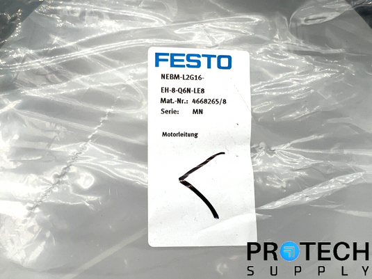 Festo NEBM-L2G16-EH-8-Q6N-LE8 Connecting Cable NEW with WARRANTY