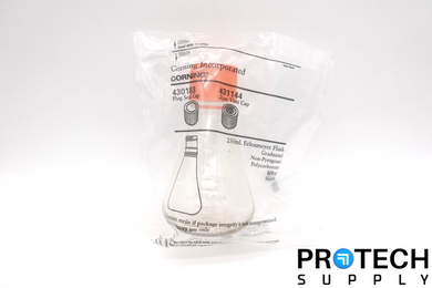 Corning 431144 250mL Erlenmeyer Flask Sterile w/ Vent Cap SEALED NEW w/ WARRANTY
