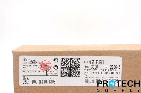 3000/Reel Texas Instruments CSD13383F4 MOSFET N-Channel 12V 2.9A 3-PICOSTAR  NEW