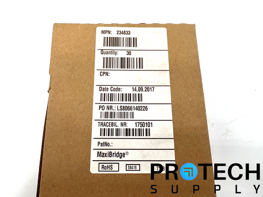 (30/Pk) TE Connectivity 234833 Connector Header Surface Mount NEW with WARRANTY