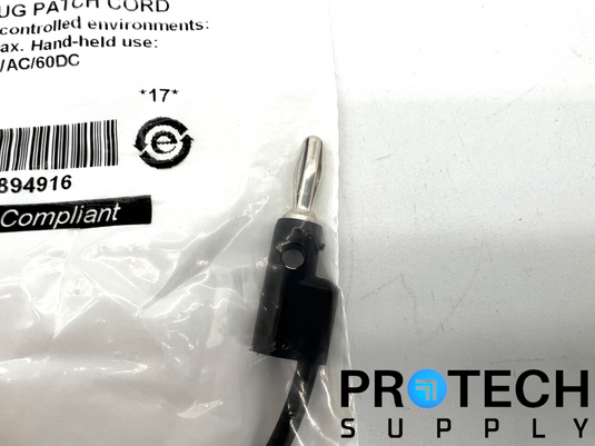 Pomona B-4-0 Banana Plug Patch Cord 30VAC/60DC NEW with WARRANTY