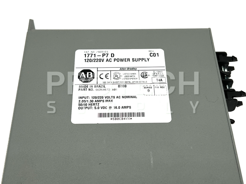 Load image into Gallery viewer, Allen Bradley 1771-P7 D AC Power Supply with WARRANTY
