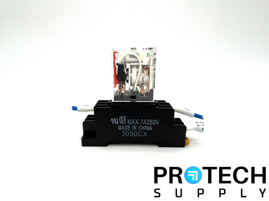 Omron PYF08A-E Relay Socket Base + MY2N-GS Relay with WARRANTY