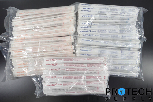 (Lot of 125) VWR Various 5, 10, 25 mL Sterile Disposable Serological Pipets NEW