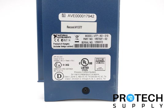 National Instrument CFP-AO-210 Compact FieldPoint 8-Ch Analog Module w/ WARRANTY