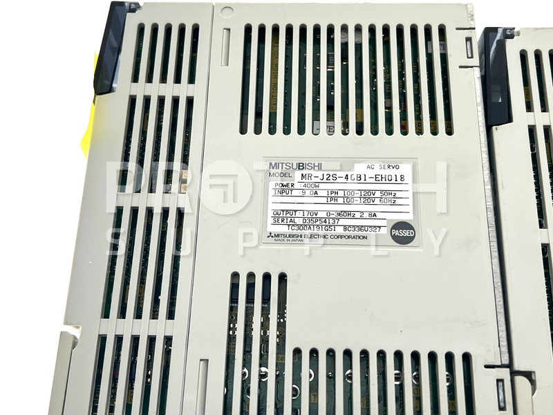 Load image into Gallery viewer, (Lot of 4) Mitsubishi MR-J2S-40B1-EH018 AC Servo Drive FOR PARTS / REPAIR
