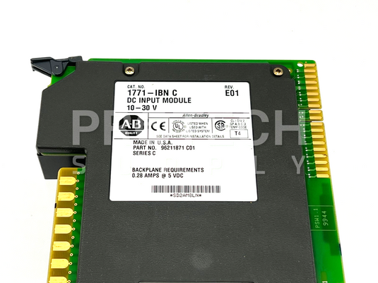 Allen Bradley 1771-IBN C DC Input Module Rev E01 with WARRANTY