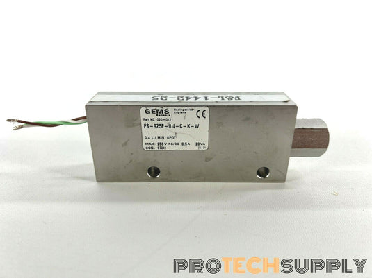 GEMS Sensors FS-925E-0.4-C-K-W Flow Sensor 0.4 L with WARRANTY