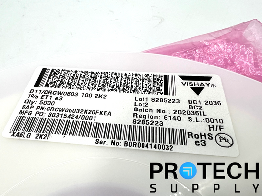 (5000/Pk) Vishay Dale CRCW06032K20FKEA Chip Resistor NEW with WARRANTY