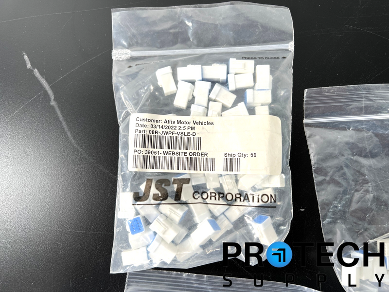 Load image into Gallery viewer, Lot of JST 06R-JWPF-VSLE-D / 08R-JWPF-VS  8 / 6 Rectangular Connectors
