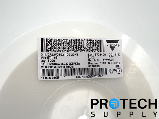 (5000 Per Reel) Vishay Dale CRCW060320K5FKEA Chip Resistor NEW with WARRANTY