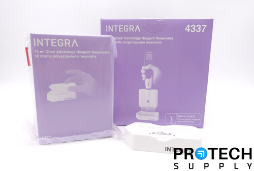 (200 Pcs) INTEGRA 4337 10mL Polystyrene Disposable Reagent Reservoirs NEW