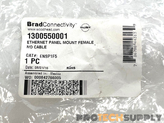 NEW Molex Ethernet Panel Mount Female 1300550001 with WARRANTY