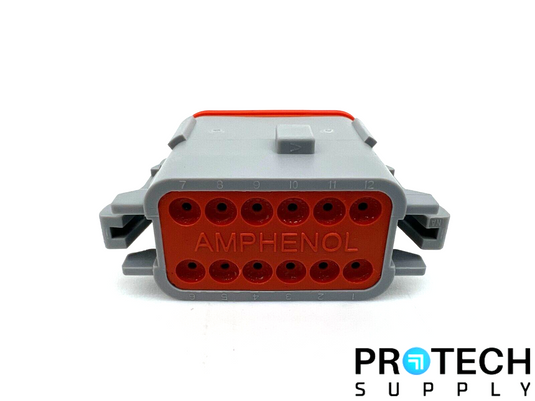 8/Pk Amphenol 12 Rectangular Connector 889-1020-ND NEW with WARRANTY
