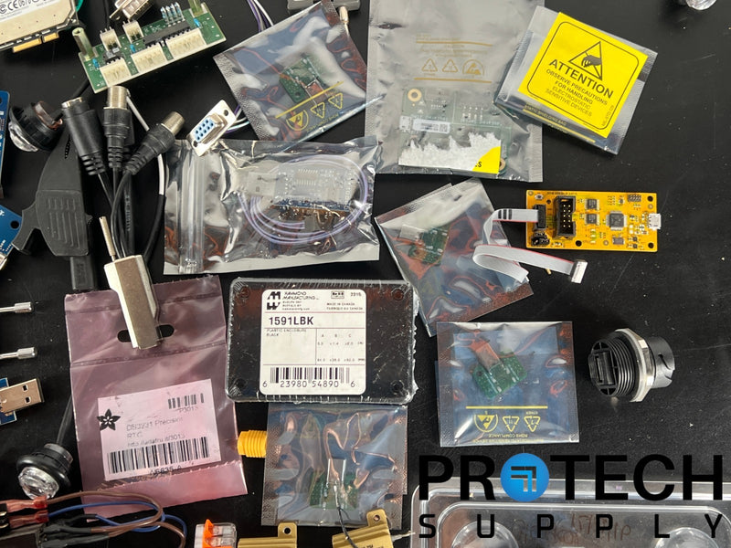 Load image into Gallery viewer, Lot of Misc Electronics Prototype Boards Adapters Wires
