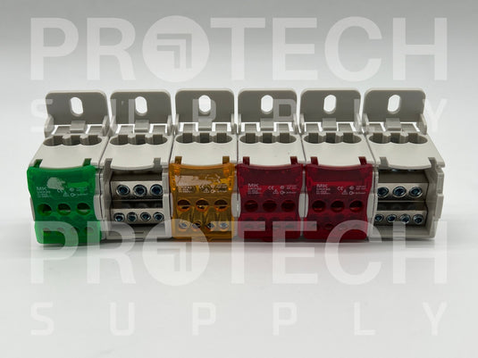 (Lot of 6) MK Electric UKK80 Unipolar Distribution Terminal Block with WARRANTY