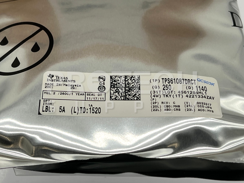 Load image into Gallery viewer, (250/Pk) Texas Instrument TPS61087DRCT DC-DC Converter NEW SEALED with WARRANTY
