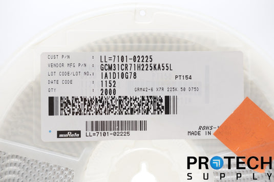 (2000/Reel) Murata GCM31CR71H225KA55L Ceramic Capacitors with WARRANTY