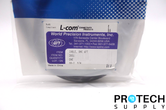 L-Com CC58C-5 RG58C Coaxial Cable BNC Male / Male 5.0 ft NEW with WARRANTY