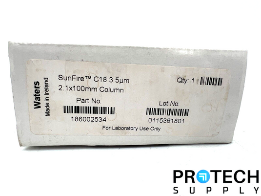Waters HPLC Column 3.5um SunFire C18 2.1 x 100mm 186002534 NEW SEALED
