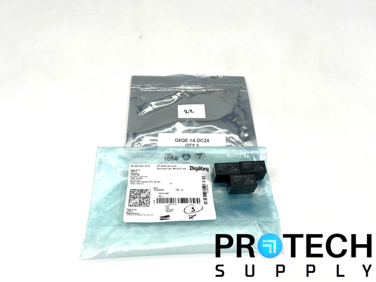 (Pack of 3) Omron G6QE-1A DC24 General Purpose Relay NEW with WARRANTY