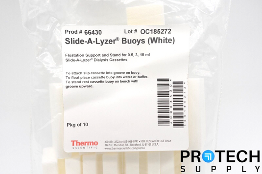 10/Pk Thermo Scientific 66430 Slide-A-Lyzer Float Buoy for 0.5-3 mL Cassette NEW