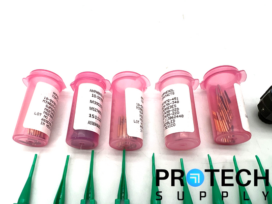 Lot of Amphenol Circular Connectors / Contacts / Removal with WARRANTY