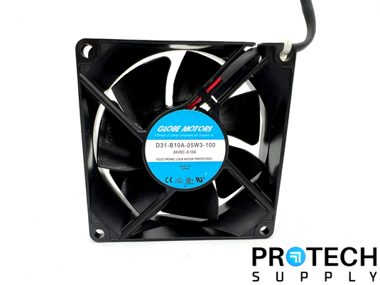 Globe Motors D31-B10A-05W3-100 DC Fan 80 x 80 x 25mm with WARRANTY