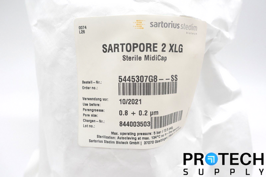 Sartorius 5445307G8 SS Sartopore 2 XLG Sterile MidiCap NEW with WARRANTY