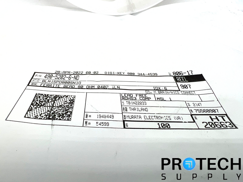 Load image into Gallery viewer, Approx 70 Murata Electronics Power Line Ferrite Bead 490-5202-6-ND with WARRANTY
