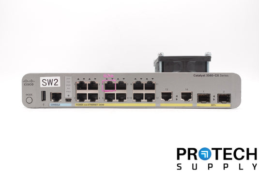 Cisco 3560-CX Catalyst WS-C3560CX-12PD-S Ethernet Switch 12-Port with WARRANTY