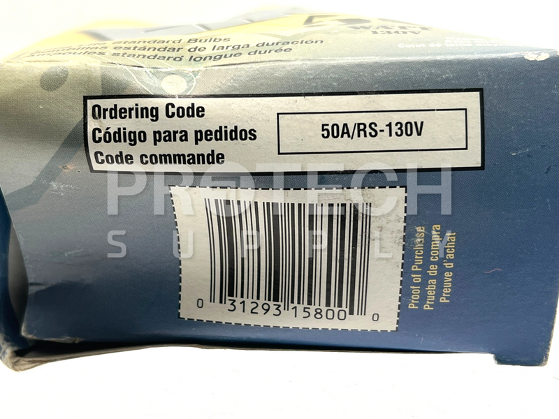 Load image into Gallery viewer, (Lot of 4) Eiko 50A/RS-130V E26 Rough Service Light Bulb 50W with WARRANTY
