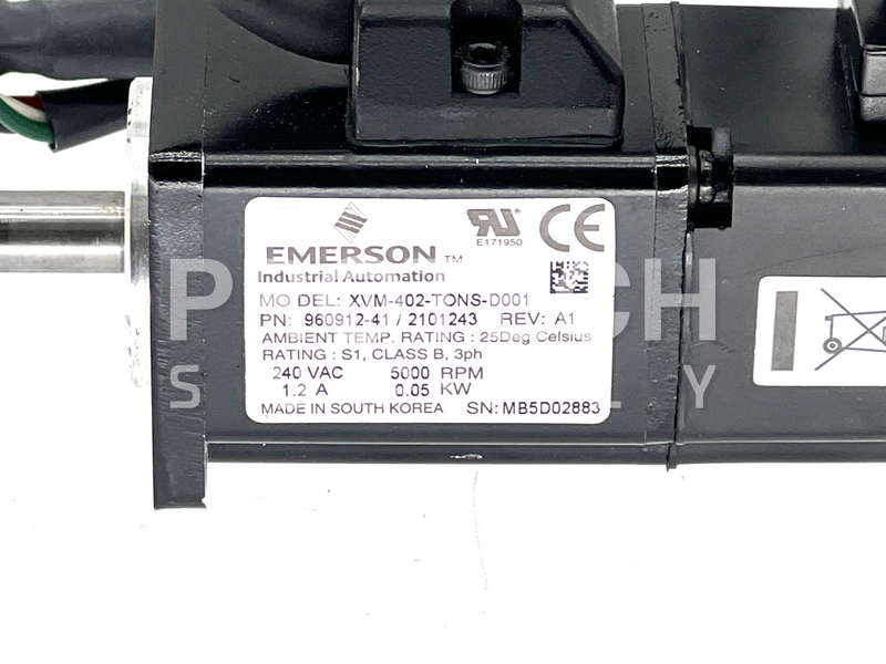 Load image into Gallery viewer, Emerson XVM-402-TONS-D0001 Servo Motor 960912-41 GUARANTEED
