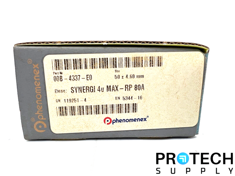 Load image into Gallery viewer, Phenomenex Column Synergi 4u MAX-RP 80A 50 x 4.60mm 00B-4337-E0 with WARRANTY
