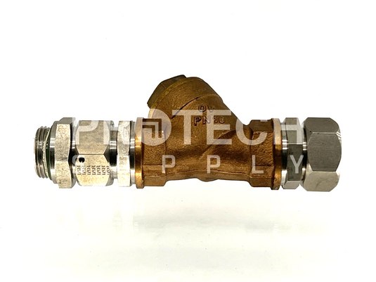 (Lot of) 3x Y Strainers Assy & Brass Tee with WARRANTY
