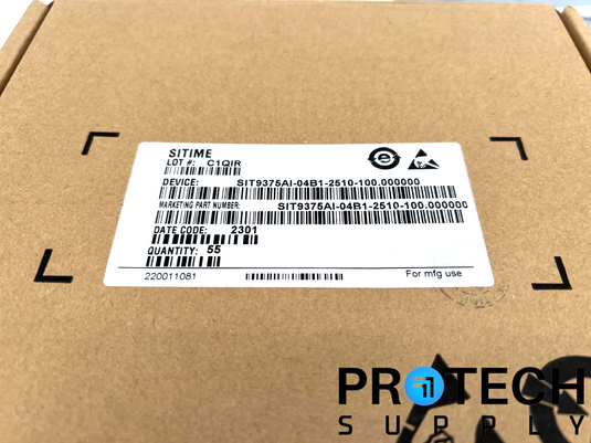 (55/Pk) SiTime SIT9375AI-04B1-2510-100.00000 Clock Oscillator with WARRANTY