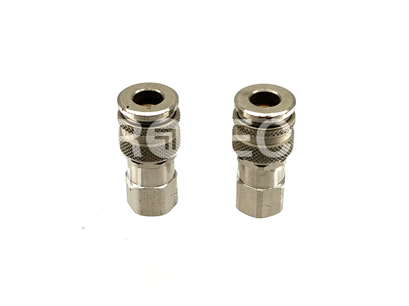 Load image into Gallery viewer, (Lot of 2) Parker RF-251-4FP High Flow Push to Connect Air Tool with WARRANTY
