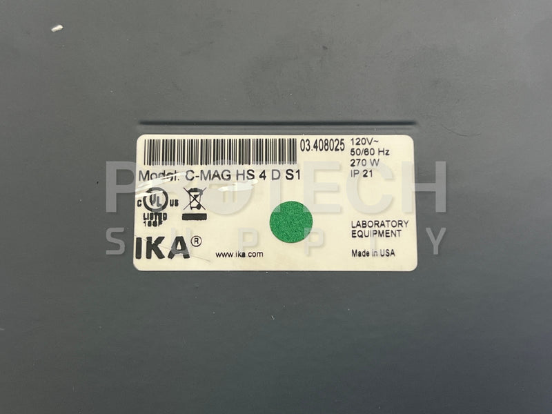 Load image into Gallery viewer, IKA C-MAG HS4 DS1 Digital Magnetic Hotplate Stirrer with WARRANTY
