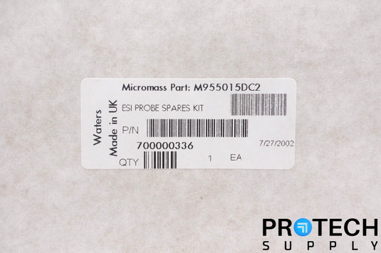 Waters 700004292 ESI Probe Spares Kit M955015DC2 NEW with WARRANTY
