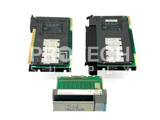 x3 Allen Bradley (2) 1771-OBN Output Module & (1) 1746-OB32 FOR PARTS / REPAIR