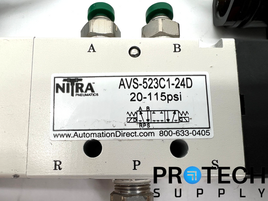 Nitra AVS-523C1-24D Air Solenoid Valve 20-115psi with WARRANTY
