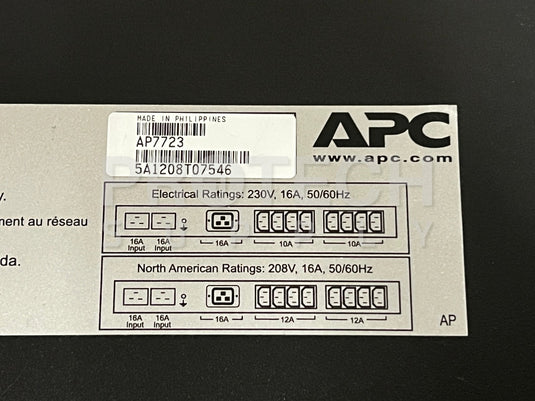 APC AP7723 Automatic Transfer Switch GUARANTEED