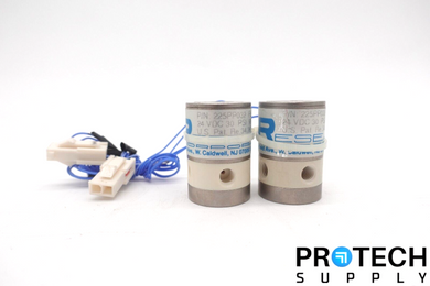 (2) NResearch 225PP032 3-Way Isolation Valve 24VDC, 30 PSIG with WARRANTY