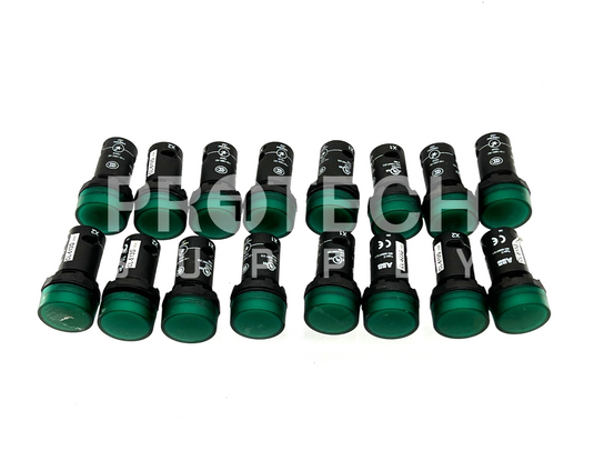 (Lot of 16) ABB CL-513G Pilot Light Green LED with WARRANTY