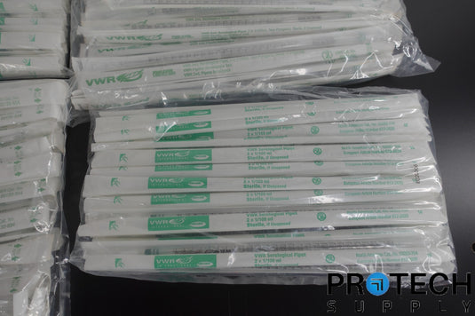 (Lot of 450) VWR / Falcon 2mL in 1/100ml Disposable Serological Pipets NEW