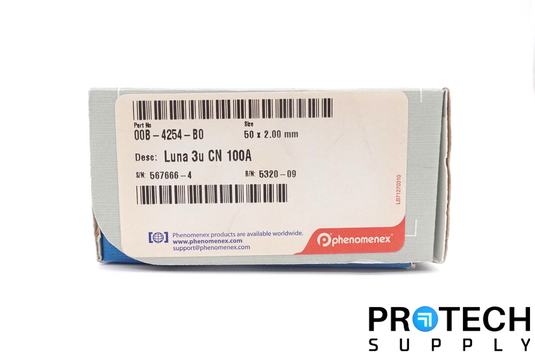 Phenomenex 00B-4254-B0 Luna 3 µm CN 100Å 50 x 2mm 3µm LC Column NEW w/ WARRANTY