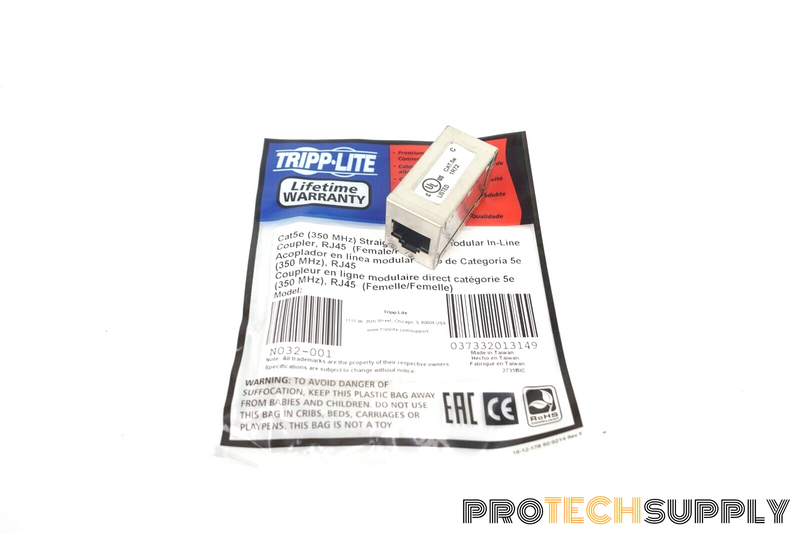 Load image into Gallery viewer, Tripp Lite N032-001 Cat5e Straight Through Modular In-Line NEW with WARRANTY
