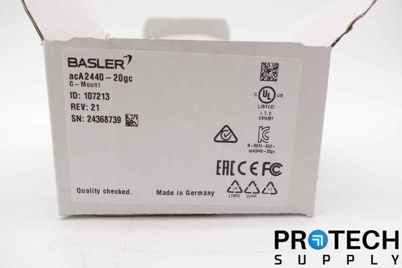 Load image into Gallery viewer, Basler acA2440-20gc Color Gige Camera NEW with WARRANTY
